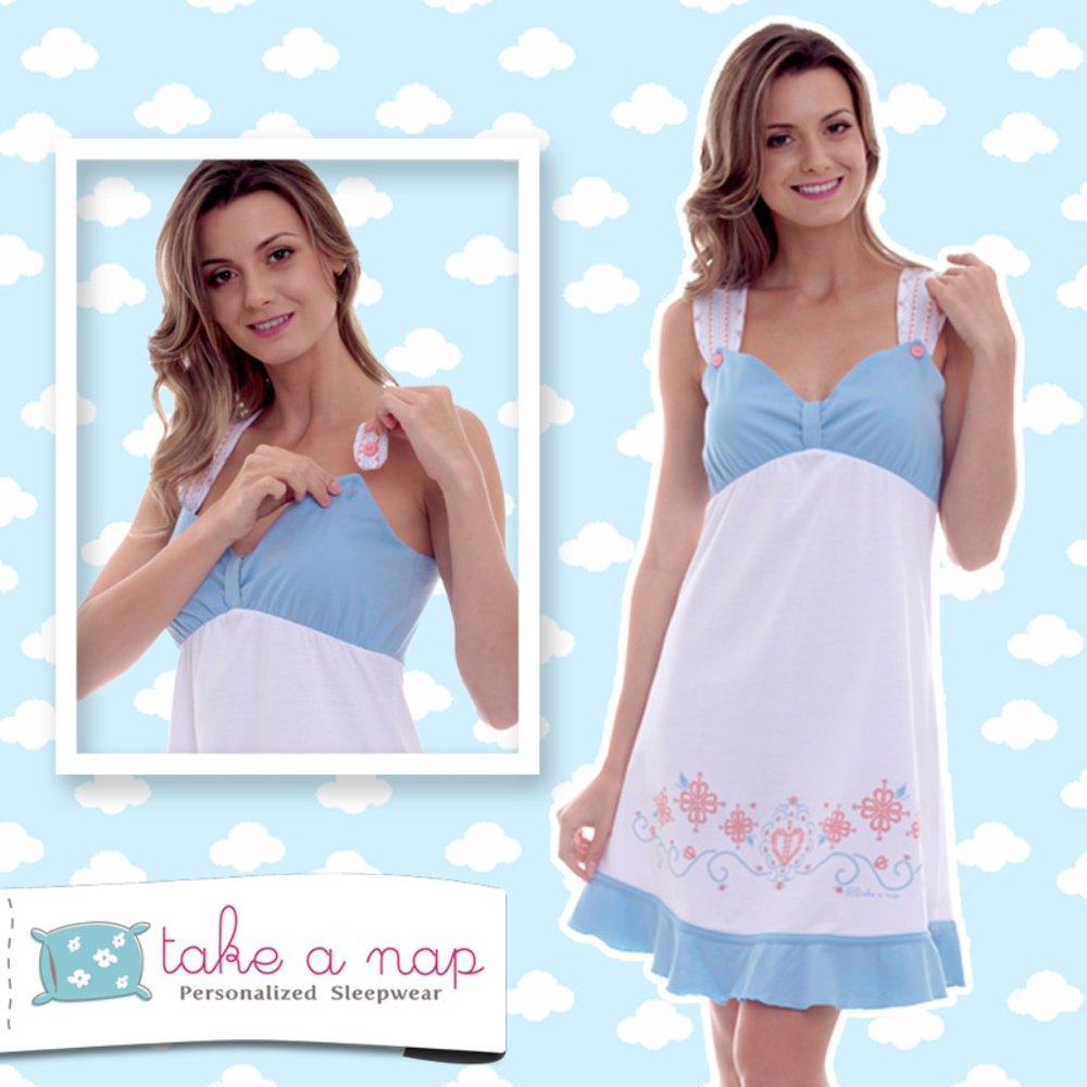 Breastfeeding Robe. Nightdress. Housewear
